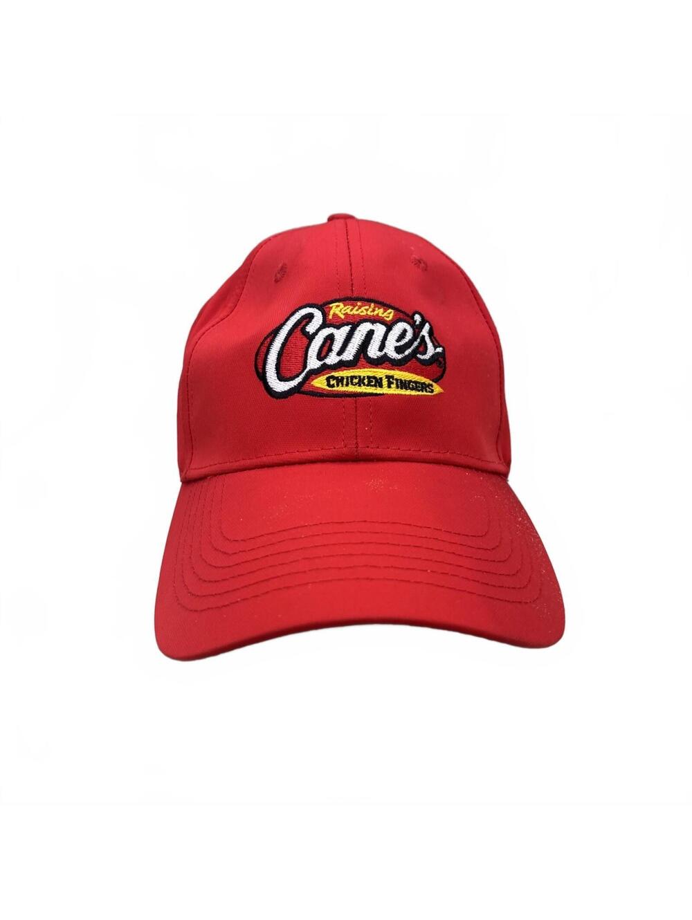 Raising Cane's Chicken Fingers Red Adjustable Baseball Cap